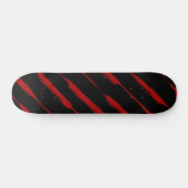 Rote Streifen Skateboard (Horizontal)