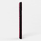 Rote Streifen, Streifen aus Glitzer, Streifen Case-Mate iPhone Hülle (Hinten/Rechts)