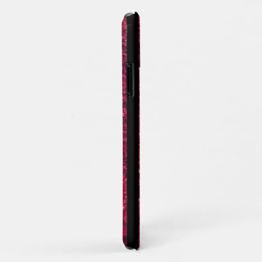 Rote Streifen, Streifen aus Glitzer, Streifen Case-Mate iPhone Hülle (Hinten/Rechts)