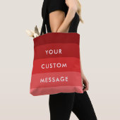 Rote Streifen Tasche (Von Nahem)