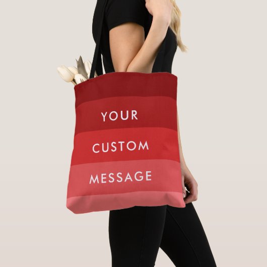 Rote Streifen Tasche (Von Nahem)