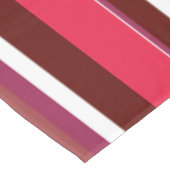 Rote Streifen Tischdecke (Schrägansicht)