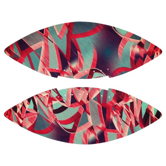 Rote Streifen über blau oder grau, tropfte Bilder Football (Paneele)