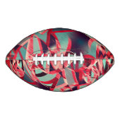 Rote Streifen über blau oder grau, tropfte Bilder Football (Vorderseite)