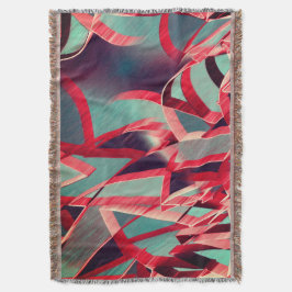 Rote Streifen über grau oder blau, tropfte Bilder Decke