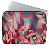 Rote Streifen über grau oder blau, tropfte Bilder Laptopschutzhülle (Vorderseite)