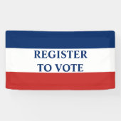 Rote Streifen und blaue Streifen Banner (Horizontal)