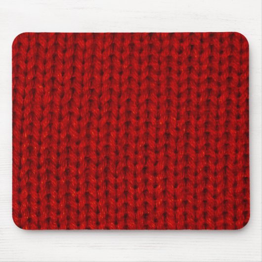 Rote Strickjacke Mousepad (Vorne)