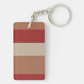 Rote Strickte Funny Text Typografie sind wir noch  Schlüsselanhänger (Rückseite)