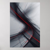 Rote Strömung Poster (Vorne)