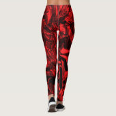 Rote Strumpfhosen mit Geschenkpapier (Rückseite)