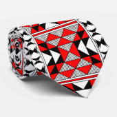 Rote Südwestliche Sacred Mountains Krawatte (Gerollt)