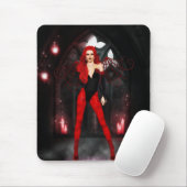 Rote Sukkubi Mousepad (Mit Mouse)
