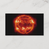 Rote Sun-Visitenkarte Visitenkarte (Rückseite)