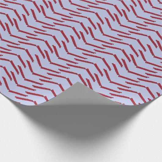 Rote Süßigkeiten Geschenkpapier (Ecke)