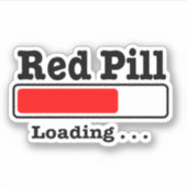 Rote Tablette Aufkleber (Vorderseite)