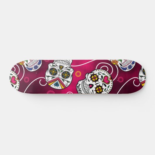 Rote Tage Skateboard (Horizontal)