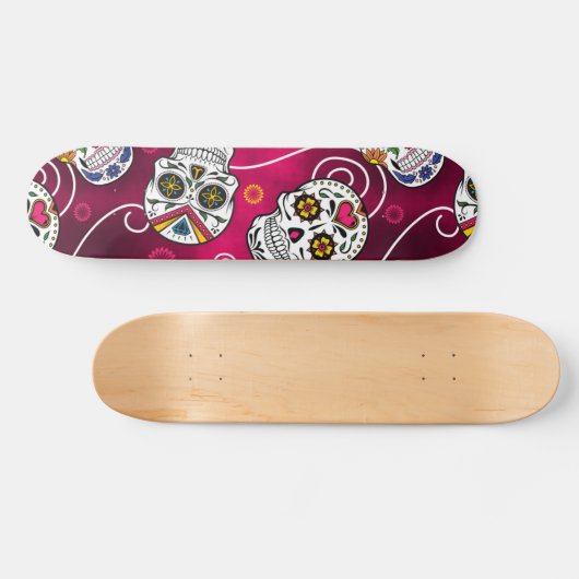 Rote Tage Skateboard (Horizontal)