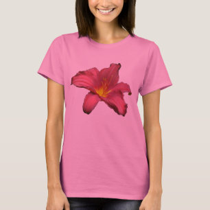 Rote Taglilie-koordiniereneinzelteile T-Shirt