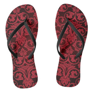 Rote Tapete 2 Badesandalen