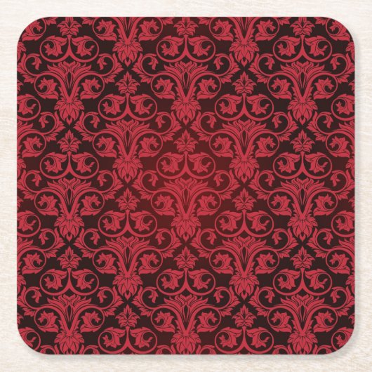 Rote Tapete 2 Rechteckiger Pappuntersetzer (Vorderseite)