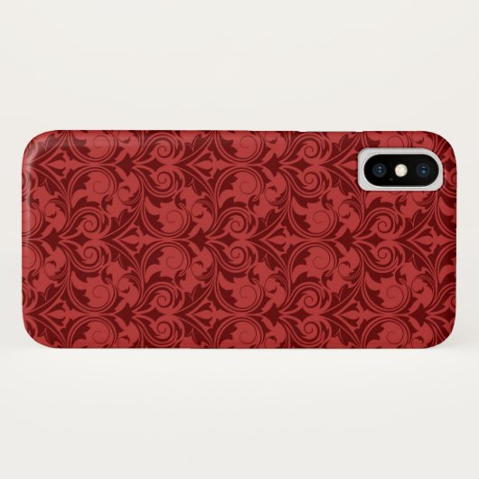 Rote Tapete Case-Mate iPhone Hülle (Rückseite (Horizontal))