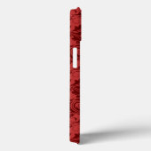 Rote Tapete Case-Mate iPhone Hülle (Rückseite / Rechts)