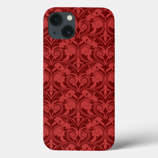 Rote Tapete Case-Mate iPhone Hülle (Rückseite)