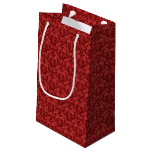Rote Tapete Kleine Geschenktüte
