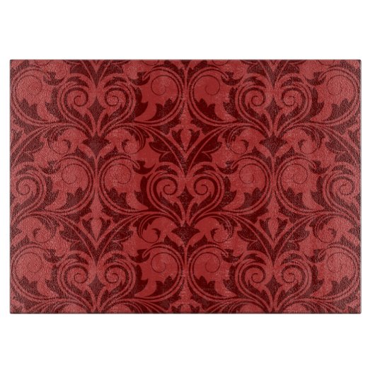 Rote Tapete Schneidebrett (Vorderseite)