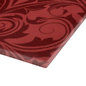 Rote Tapete Schneidebrett (Ecke)