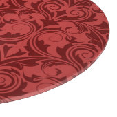 Rote Tapete Schneidebrett (Ecke)