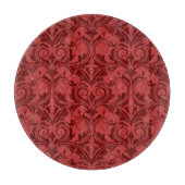 Rote Tapete Schneidebrett (Vorderseite)