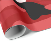 Rote Tarnung Geschenkpapier (Rolleneckpunkt)