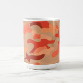 Rote Tarnung Kaffeetasse (Mittel)