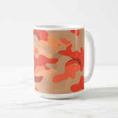 Rote Tarnung Kaffeetasse (VorderseiteRechts)