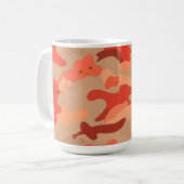 Rote Tarnung Kaffeetasse (Vorderseite Links)