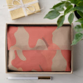 Rote Tarnung Seidenpapier (Geschenk)