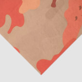 Rote Tarnung Seidenpapier (Detail)
