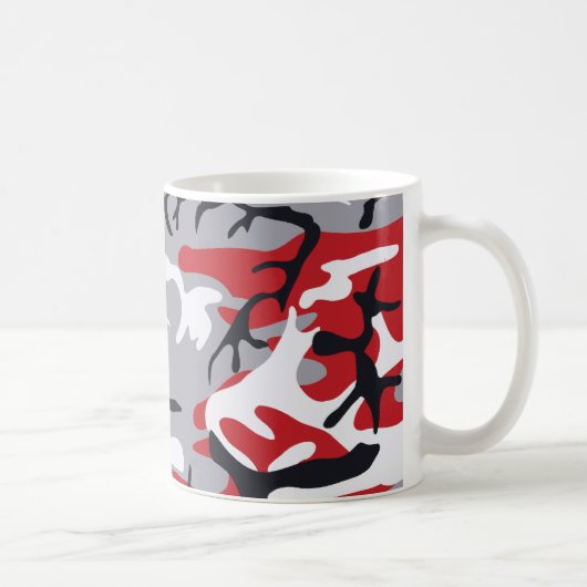Rote Tarnungs-Tasse Kaffeetasse (Rechts)