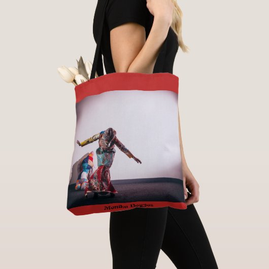 Rote Tasche (Von Nahem)