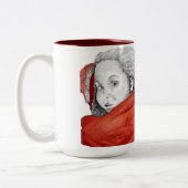 Rote Tasse des Mädchen-1 (Links)