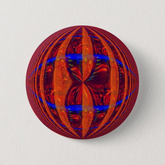 Rote Taste rund Button (Vorderseite)
