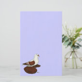 Rote Taube Briefpapier (Stehend Vorderseite)