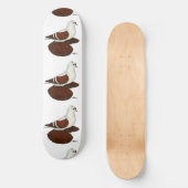 Rote Taube Skateboard (Vorderseite)
