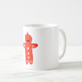 rote Teddybärform Kaffeetasse (VorderseiteRechts)