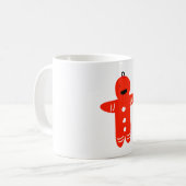 rote Teddybärform Kaffeetasse (Vorderseite Links)