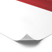 Rote Telefonbox Poster (Ecke)