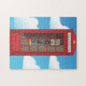 Rote Telefonbox Puzzle (Horizontal)