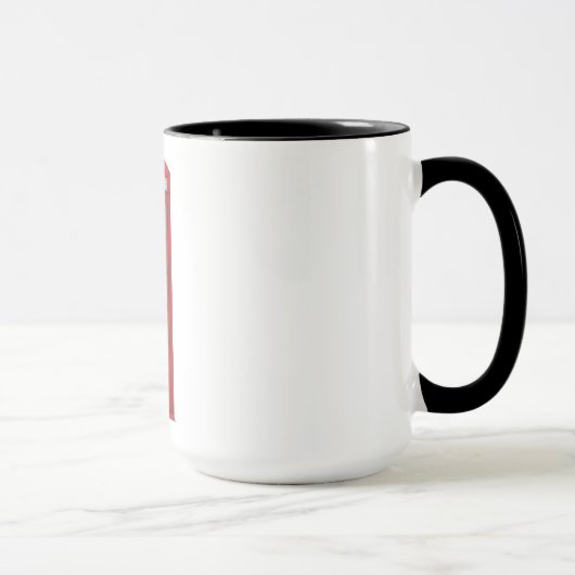 Rote Telefonbox Tasse (Rechts)